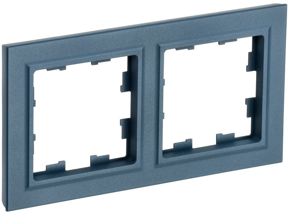 IEK Brite Рамки Рамка IEK BRITE 2-местная РУ-2-БрМ маренго BR-M22-K35