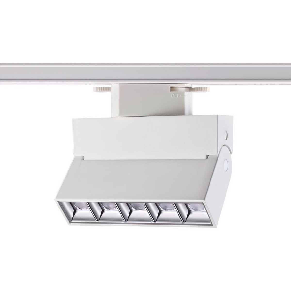 Трековые светодиодные светильники Светильник трековый однофазный трехжильный светодиодный NOVOTECH 358666 EOS