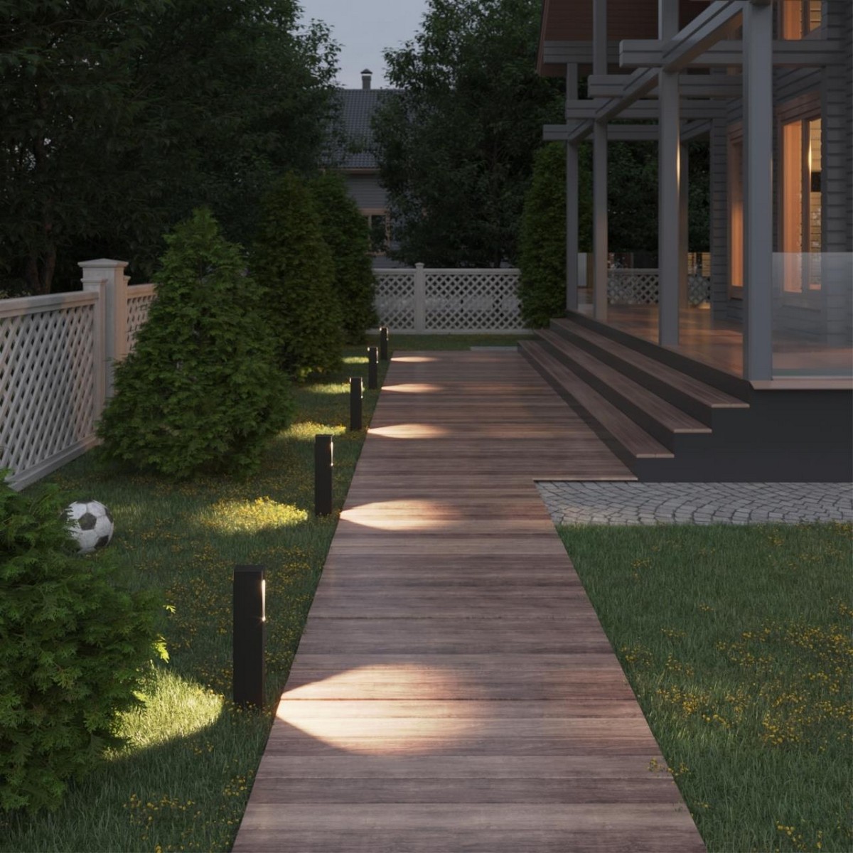 Уличные светильники столб Уличный наземный светильник ODEON LIGHT 6658/14GL3 GALA LED 