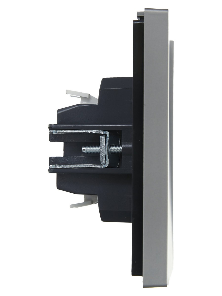 IEK FORTE&PIANO Сталь Выключатель IEK FORTE&PIANO Сталь 1-кл перекрестный 10А FP512