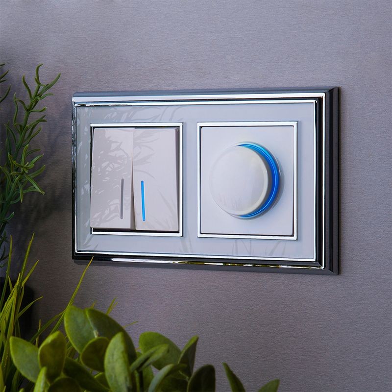 Werkel Белый механизмы Выключатель Werkel проходной двухклавишный с подсветкой белый W1122101