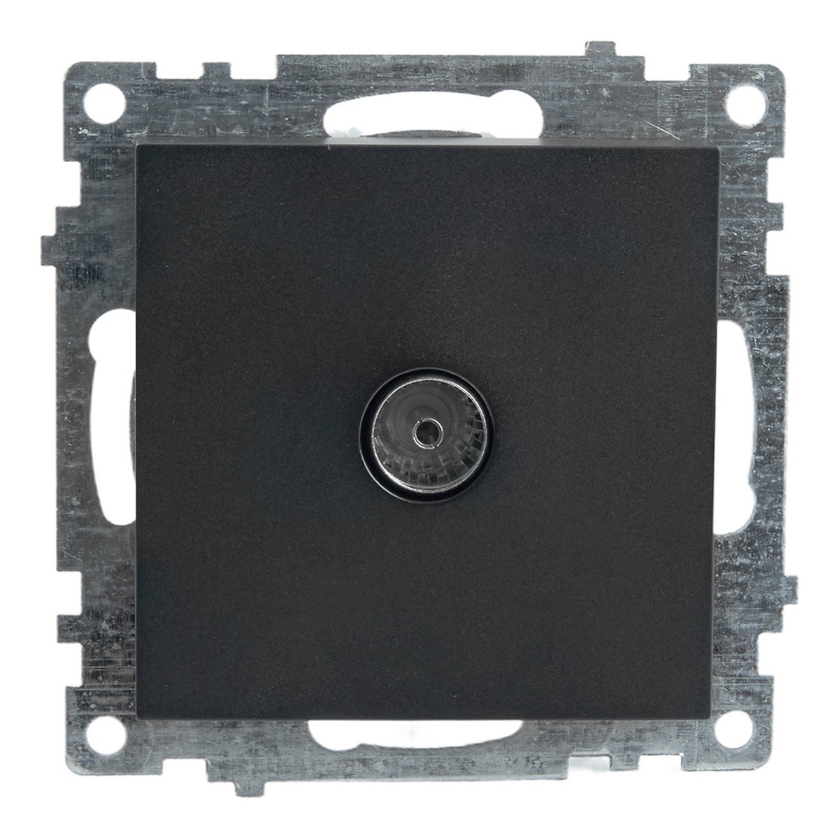 Катрин - Розетки и выключатели Stekker Розетка телевизионная 1-местная STEKKER GLS00-7108-05 75 Ом 5-862МГц Катрин черный 39614