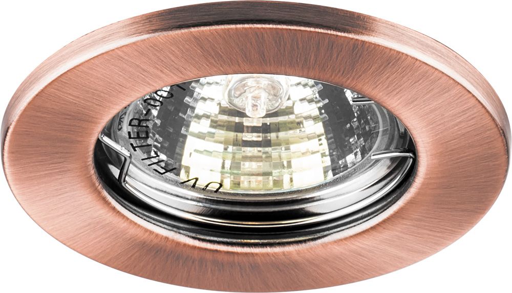 Встраиваемые светодиодные светильники Светильник встраиваемый Feron DL10 потолочный античная медь MR16 G5.3 15207