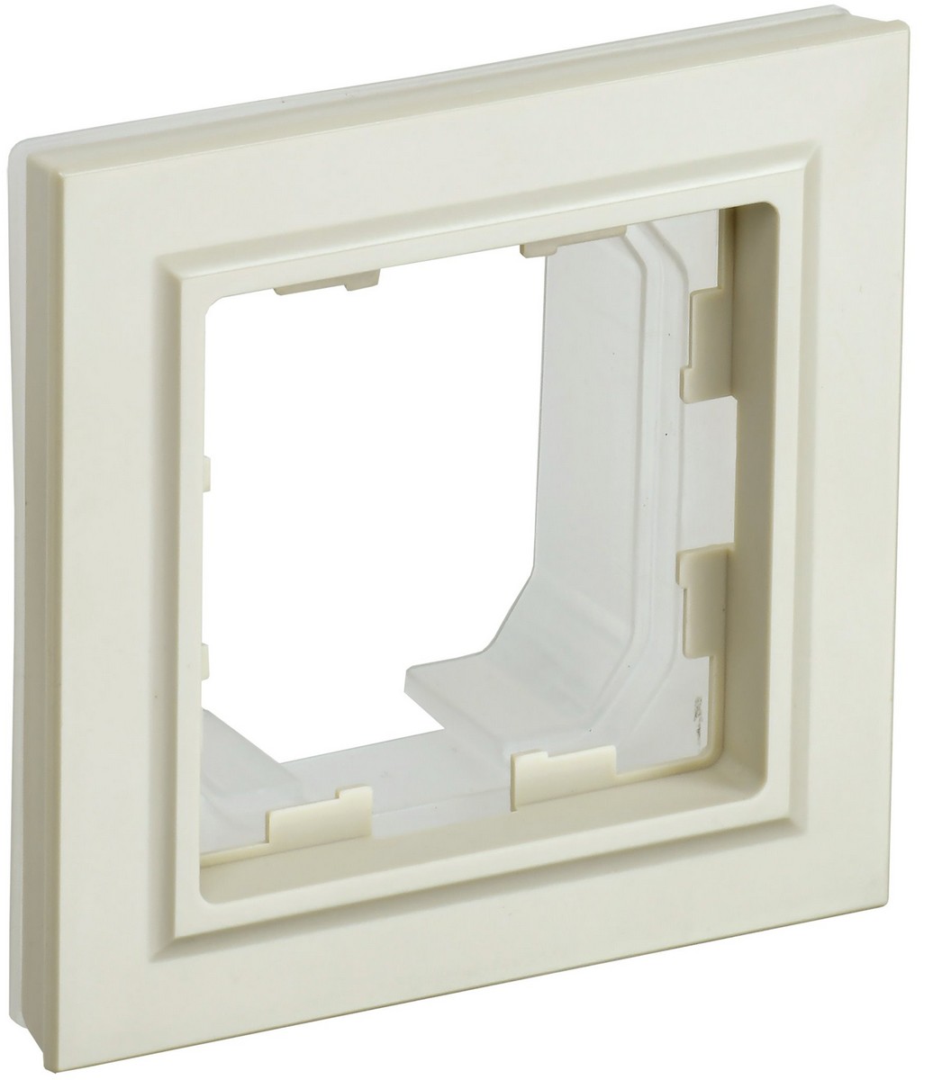 IEK Brite Рамки Рамка IEK BRITE 1-местная IP44Р У-1-БрКр-44 бежевый BR-M12-44-K10