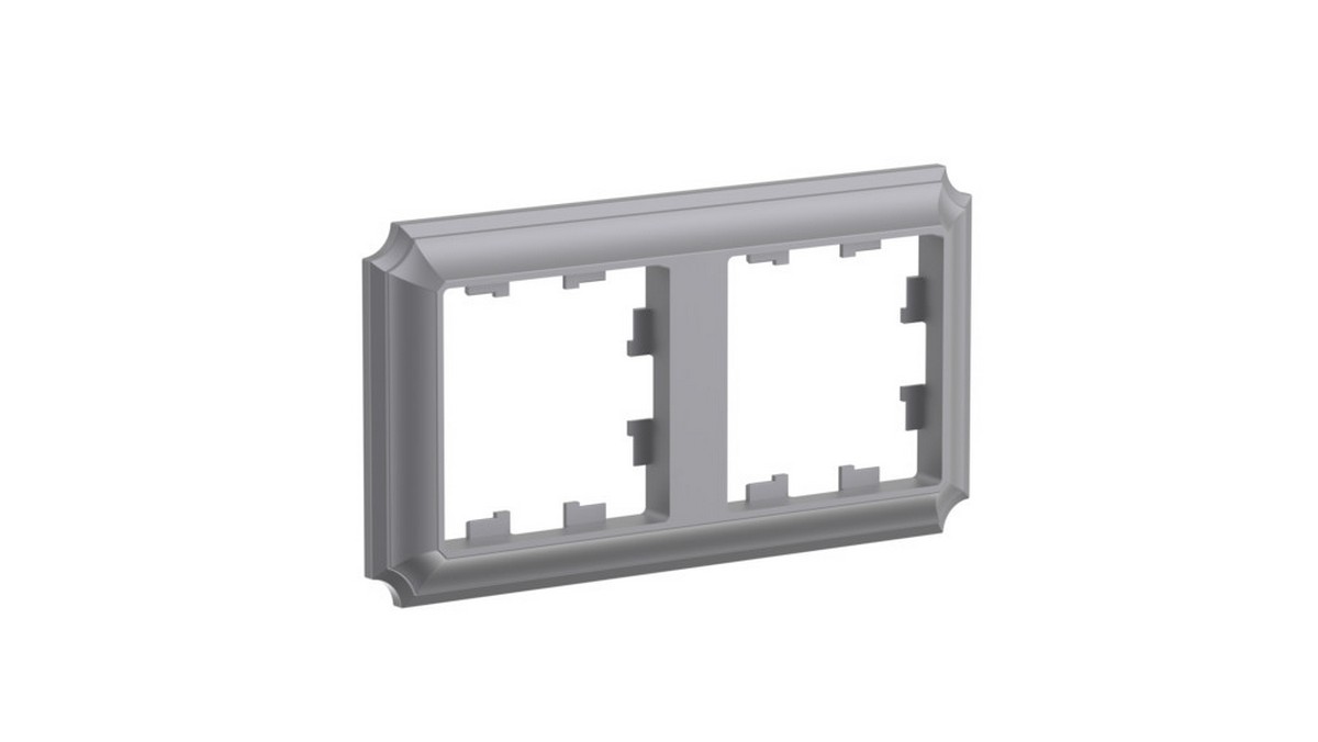 AtlasDesign Рамки Antique Рамка Systeme Electric AtlasDesign Antique Сталь 2-ая, универсальная ATN100902