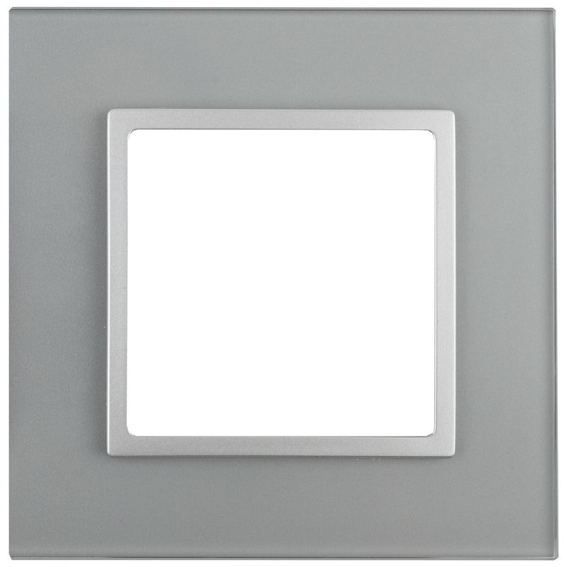 Рамки ЭРА Elegance Рамка ЭРА Elegance Алюминий/алюм Стекло 1-ая 14-5101-03 Б0034472