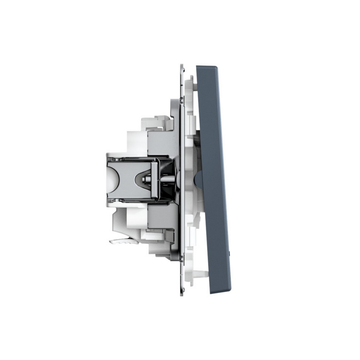 ArtGallery Грифель Выключатель SE ArtGallery Грифель 2-клавишный с подсветкой быстрозажим. клем. GAL000753S