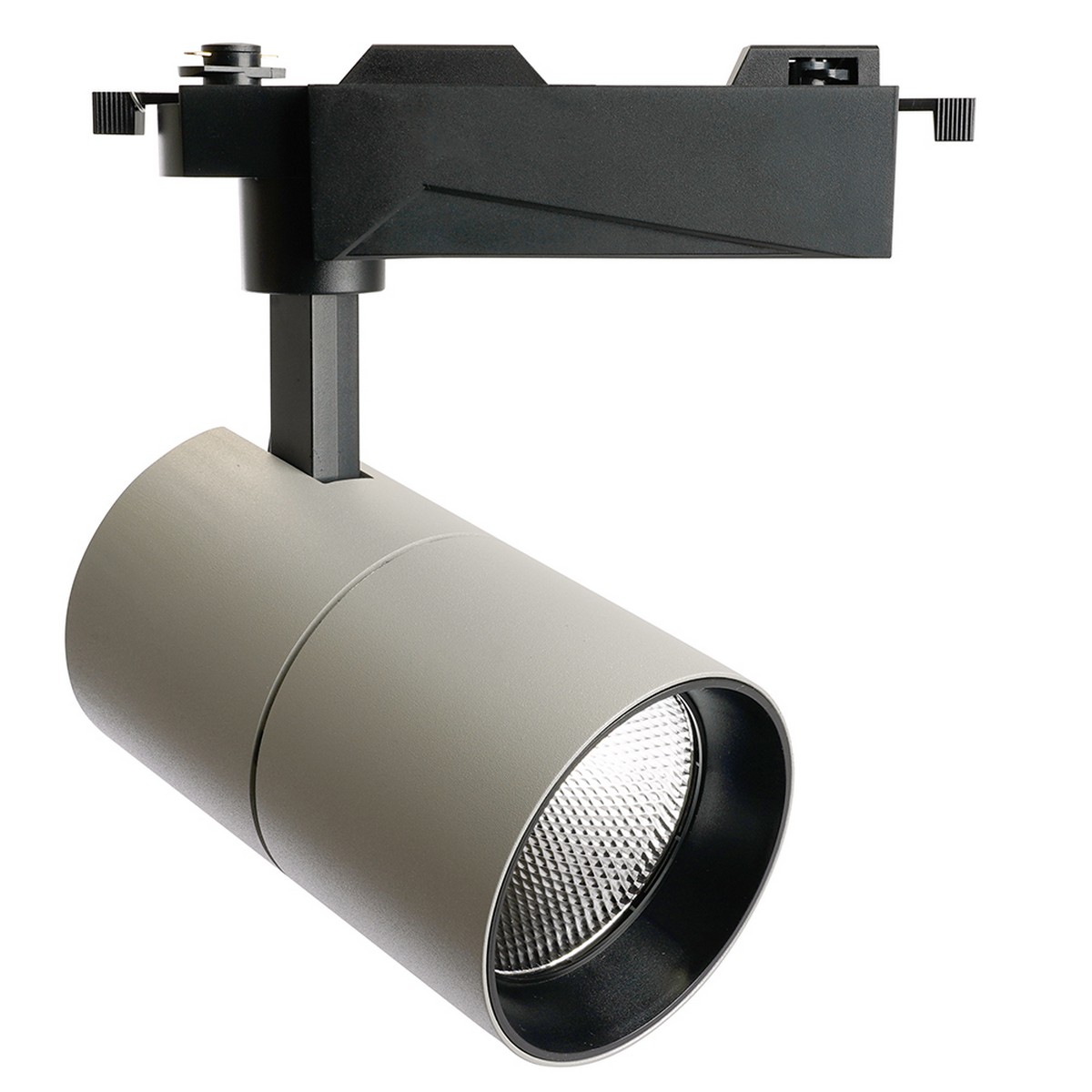 Трековые светодиодные светильники Светодиодный светильник Feron AL103 трековый на шинопровод 30W 6400K 35 градусов серый MarketBright 51852