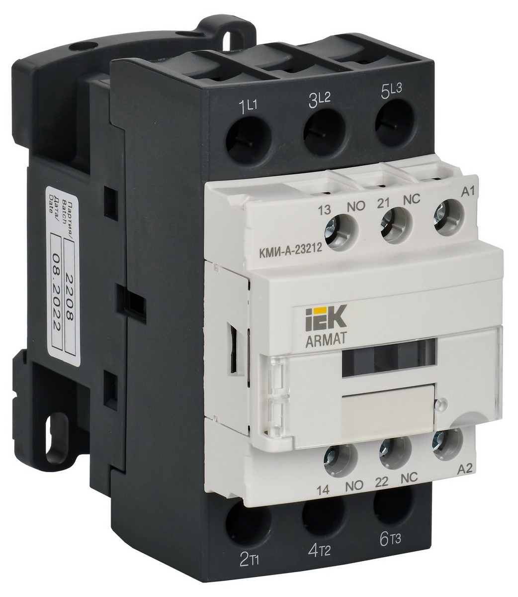 Контакторы Контактор IEK ARMAT КМИ-А-23212 LC1D 32А 110В/АС3 1НО/1НЗ AR-ACC-21-032-110-11 