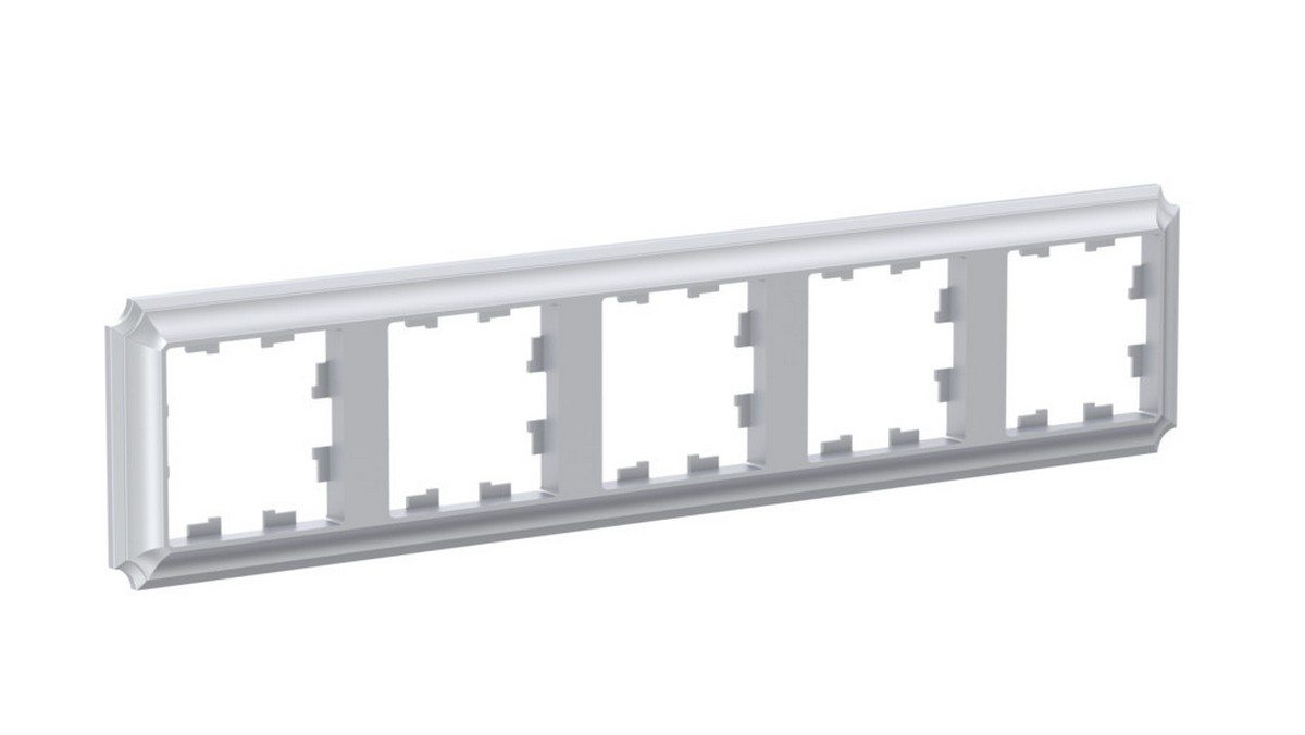 AtlasDesign Рамки Antique Рамка Systeme Electric AtlasDesign Antique Алюминий 5-ая, универсальная ATN100305