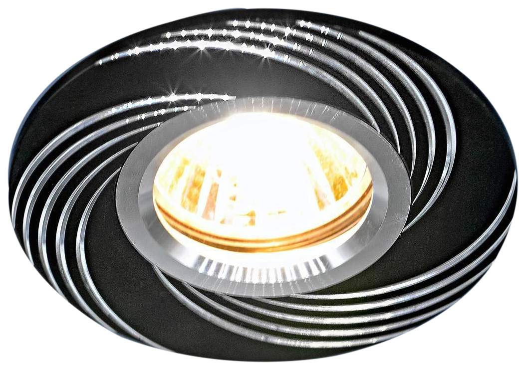 Светильники встраиваемые распродажа Алюминиевый точечный светильник Elektrostandard 5156 MR16 BL черный