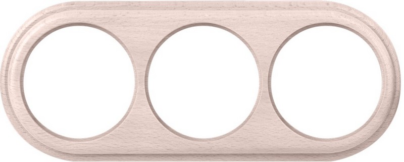 Werkel Ретро Рамка Werkel ретро WL15-frame-03 (беленый дуб) на 3 поста