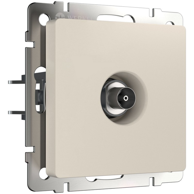 Werkel айвори матовый ТВ-Розетка Werkel оконечная (айвори матовый) W1183062