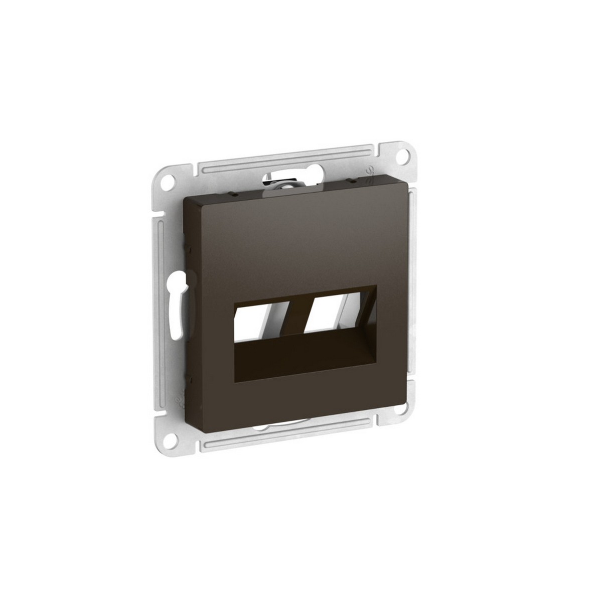 AtlasDesign Мокко Накладка Systeme Electric AtlasDesign Мокко двойная для информационных функций Keystone