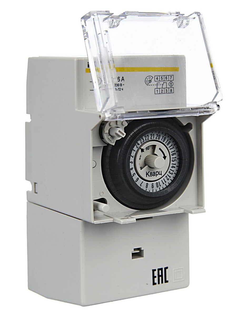 Реле напряжения и контроля фаз Таймер IEK KARAT ТЭМ181 аналоговый 16А 230В на DIN-рейку MTA20-16 