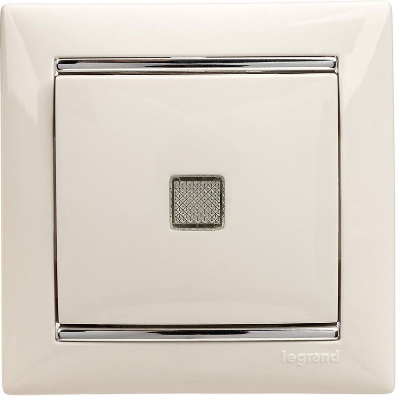 Legrand Valena Classic Белый Выключатель Legrand Valena белый 1-клавишный с подсветкой 774410