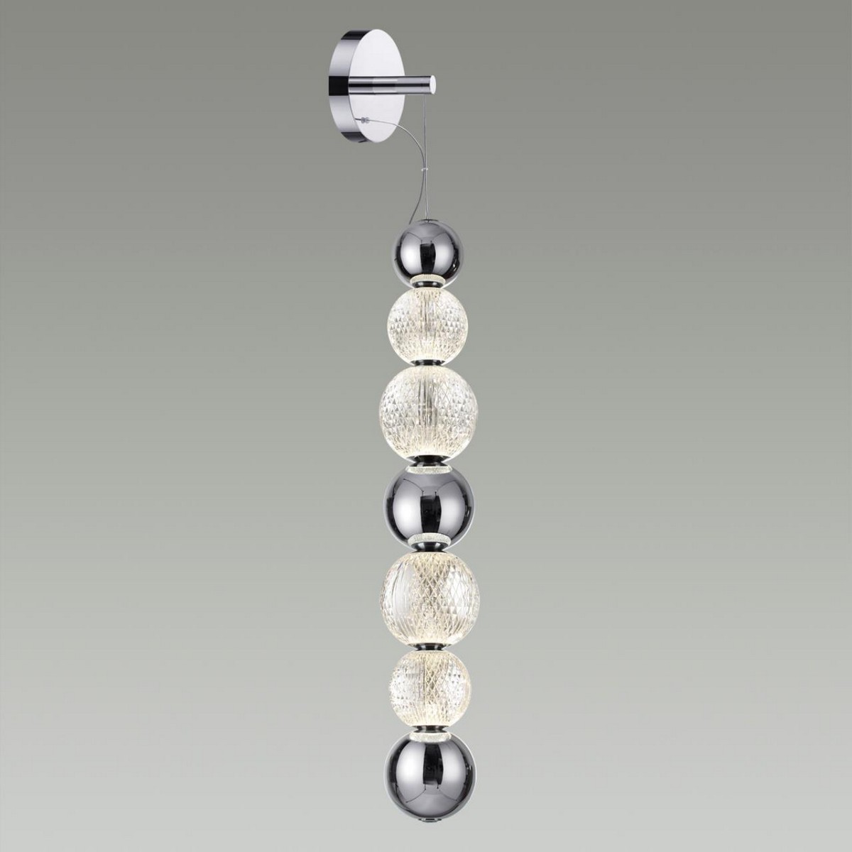 Накладные светодиодные светильники Настенный светильник ODEON LIGHT 5007/13WL CRYSTAL 