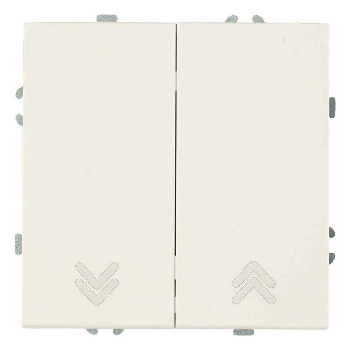 Эмили - Розетки и выключатели Stekker Выключатель 2-клавишный самовозвратный STEKKER Эмили RSW10-5113-01 белый фарфор soft touch 50325