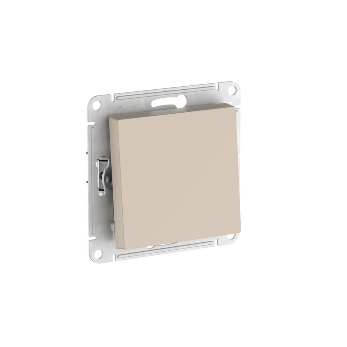 AtlasDesign Песочный Переключатель SE AtlasDesign Песочный 1-клавишный быстрозажим. клем. ATN001261S