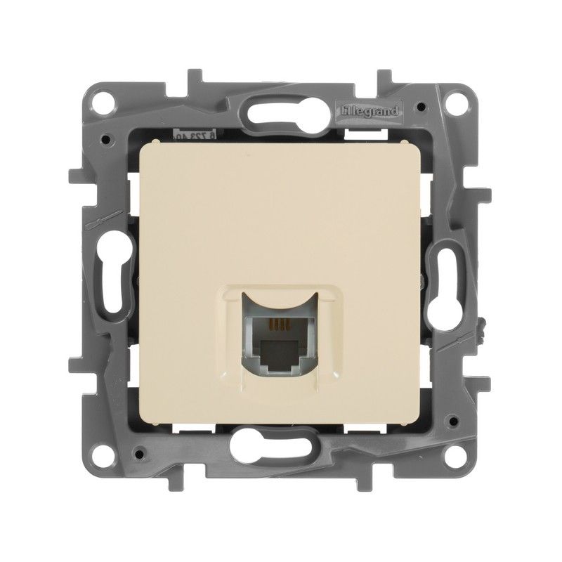 Legrand Etika Слоновая кость Розетка телефонная Legrand Etika слоновая кость (RJ11) 672340