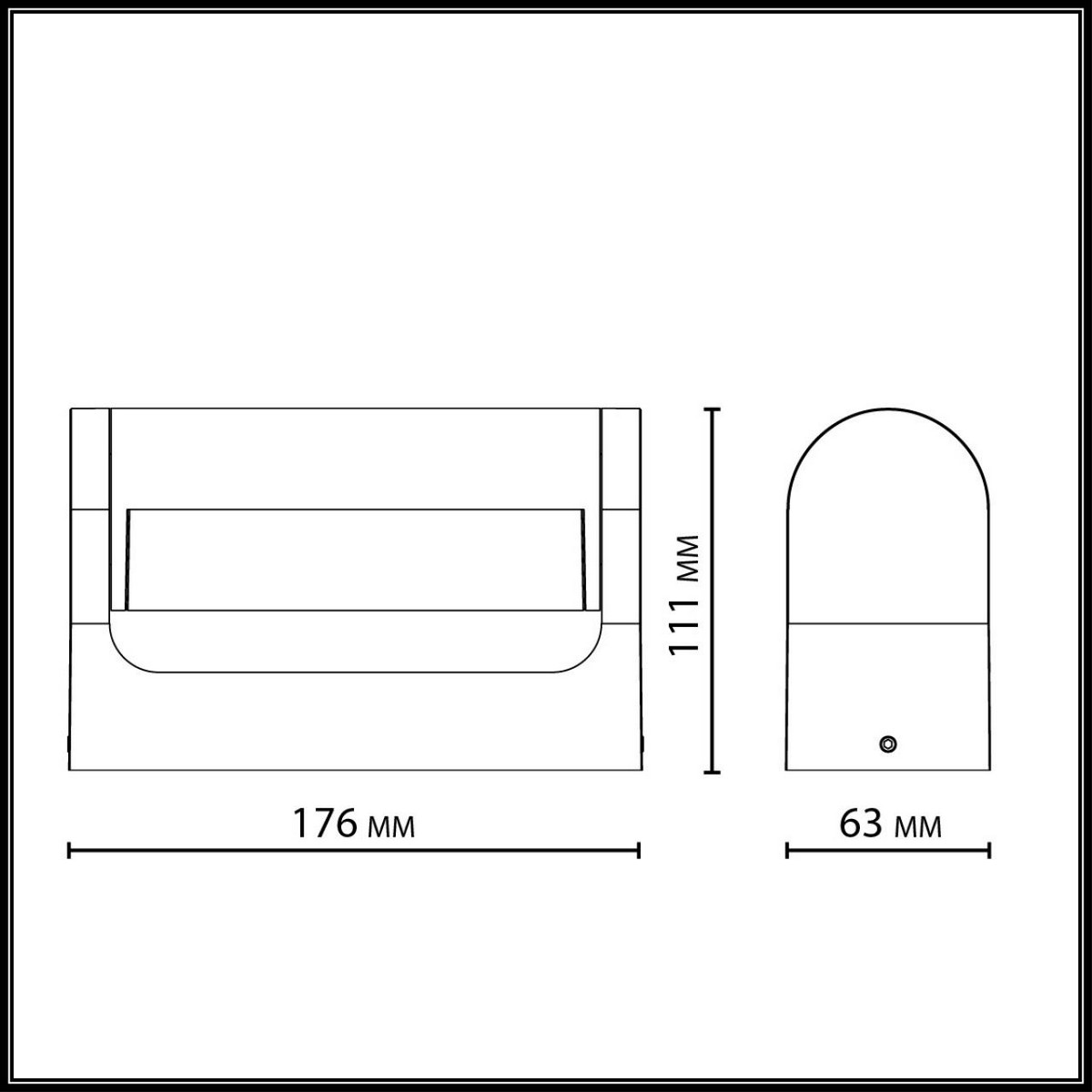 Накладные светодиодные светильники Настенный светильник ODEON LIGHT 7118/12WL TWINSET 