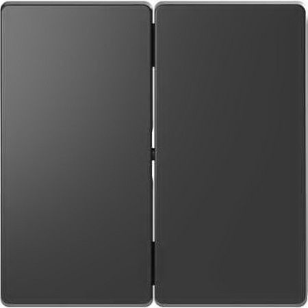 Merten D-Life Антрацит Выключатель двухклавишный Merten D-Life антрацит