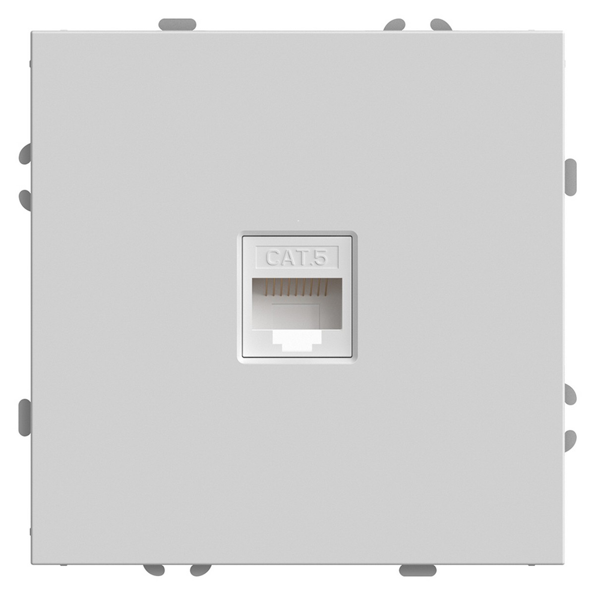 Эмили - Розетки и выключатели Stekker Розетка компьютерная 1-ая RJ-45 STEKKER Эмили RST00-5117-01 белый фарфор soft touch 49873