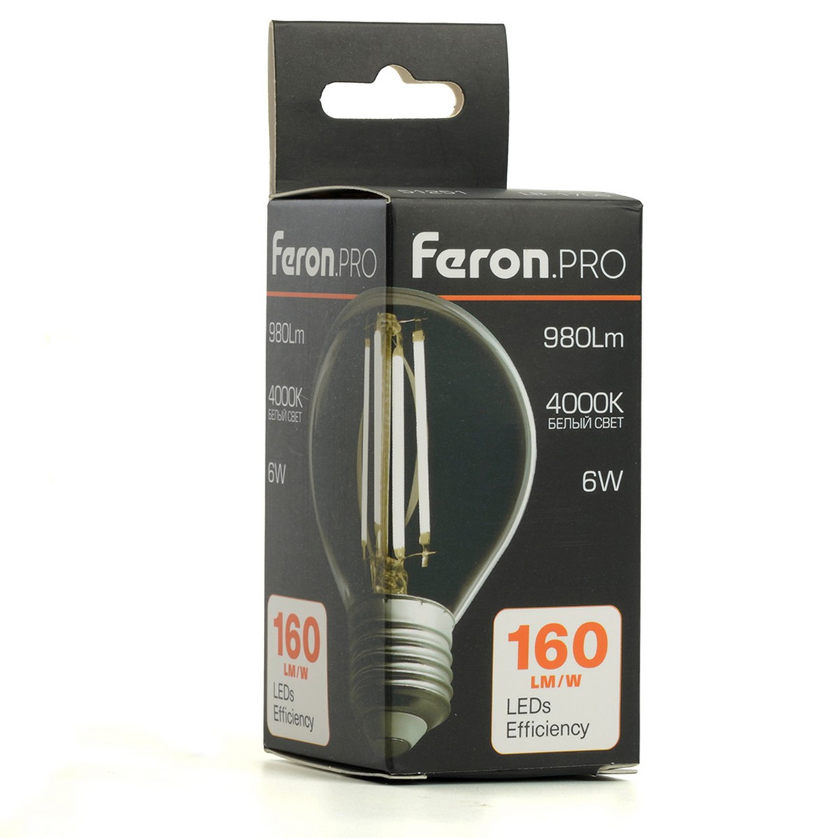 E27 Лампа светодиодная Feron.PRO LB-1706 Шарик E27 6W 175-265V 4000K 51251 