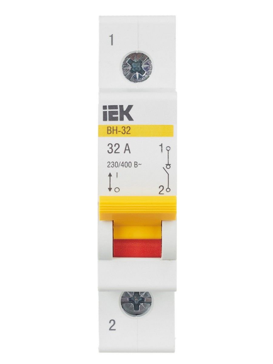 IEK Выключатель нагрузки IEK KARAT (мини-рубильник) ВН-32 1Р 32А MNV10-1-032 