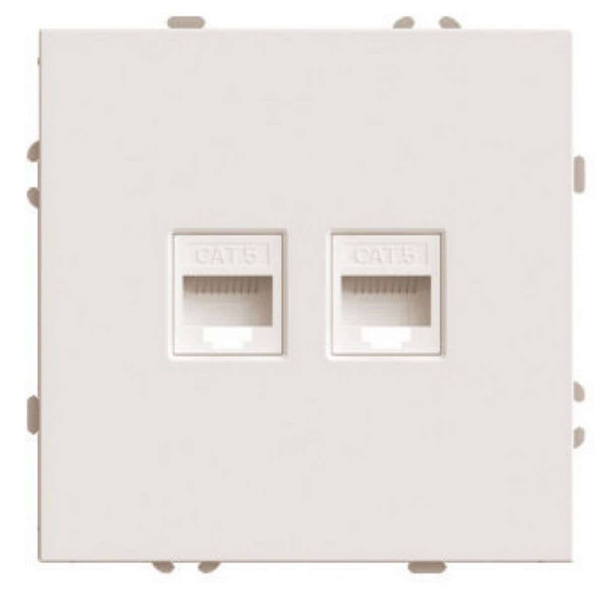 Эмили - Розетки и выключатели Stekker Розетка компьютерная 2-ая RJ-45 STEKKER Эмили RST00-5111-08 кашемир soft touch 49900