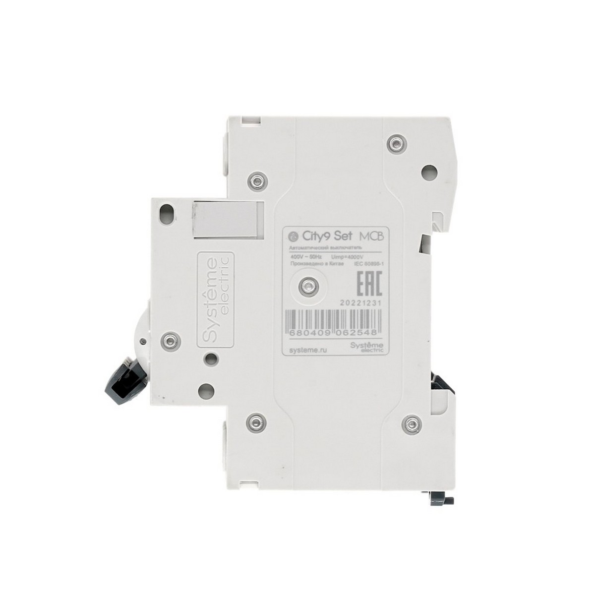 4 полюсные (четырехполюсные) Автоматический выключатель SE City9 Set (АВ) С 6А 4P 4.5kA 400В C9F34406 