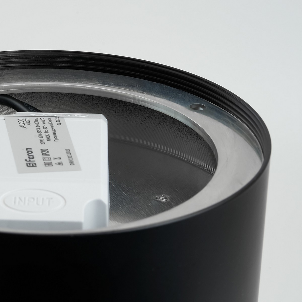 Светильники споты светодиодные Светильник спот светодиодный Feron AL200 “Simple matte” 10W черный 4000К 48075 