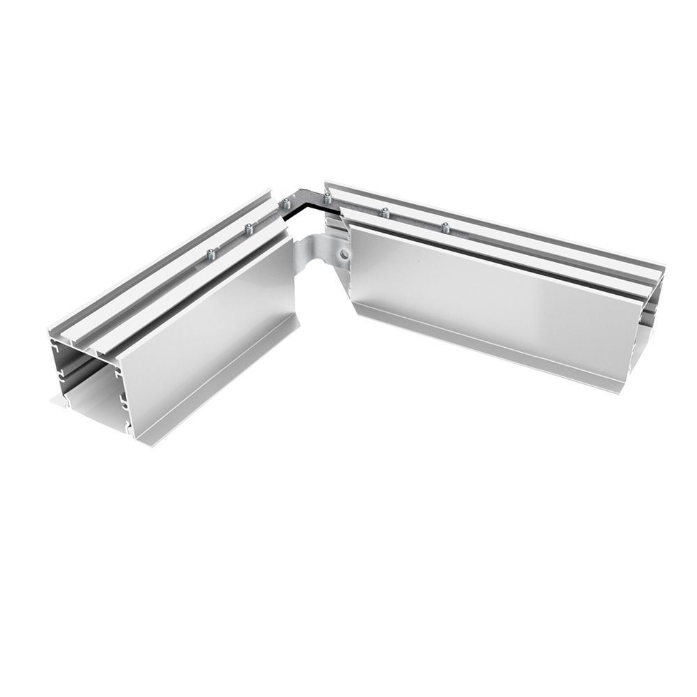 Профиль и крепеж для светодиодной ленты Профиль алюминиевый встраиваемый "Линии света" серебро CAB255 10363 