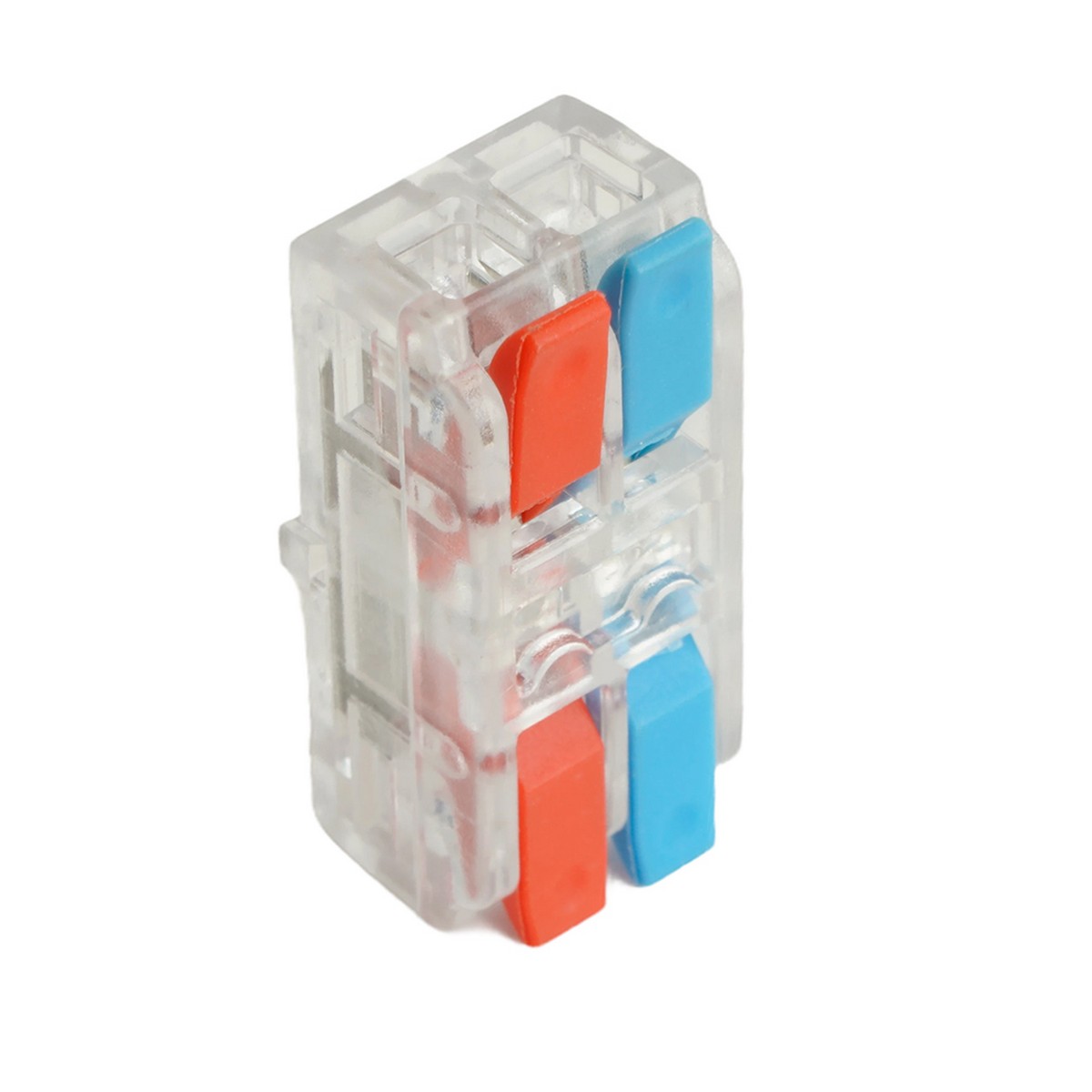 Клемма STEKKER LD219-422 супер-компактная проходная на 2 контакта (DIY упак 10 шт) 49784