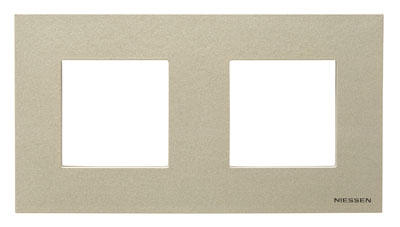 Рамки ABB Zenit Шампань  Рамка ABB Zenit Шампань 3-я 2+2+2 мод 2CLA227300N1901