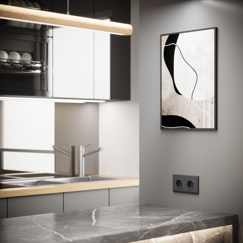 Рамки Werkel Stark Рамка Werkel на 2 поста Stark (графит матовый) W0021864