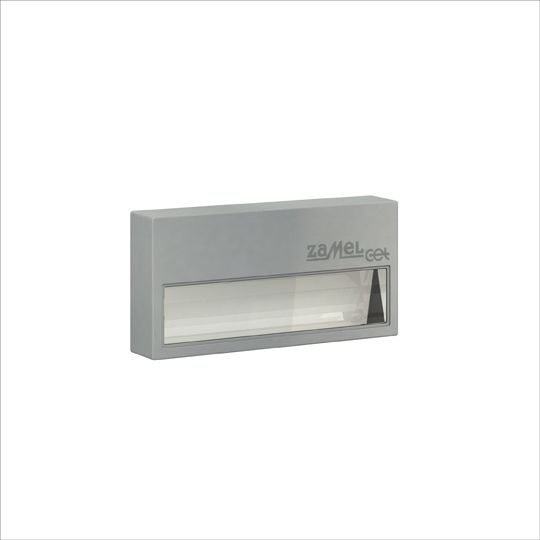 Встраиваемые светодиодные светильники Светильник для лестницы Zamel SONA Алюминий/Тепл.бел. на стену 14V DC 12-111-12