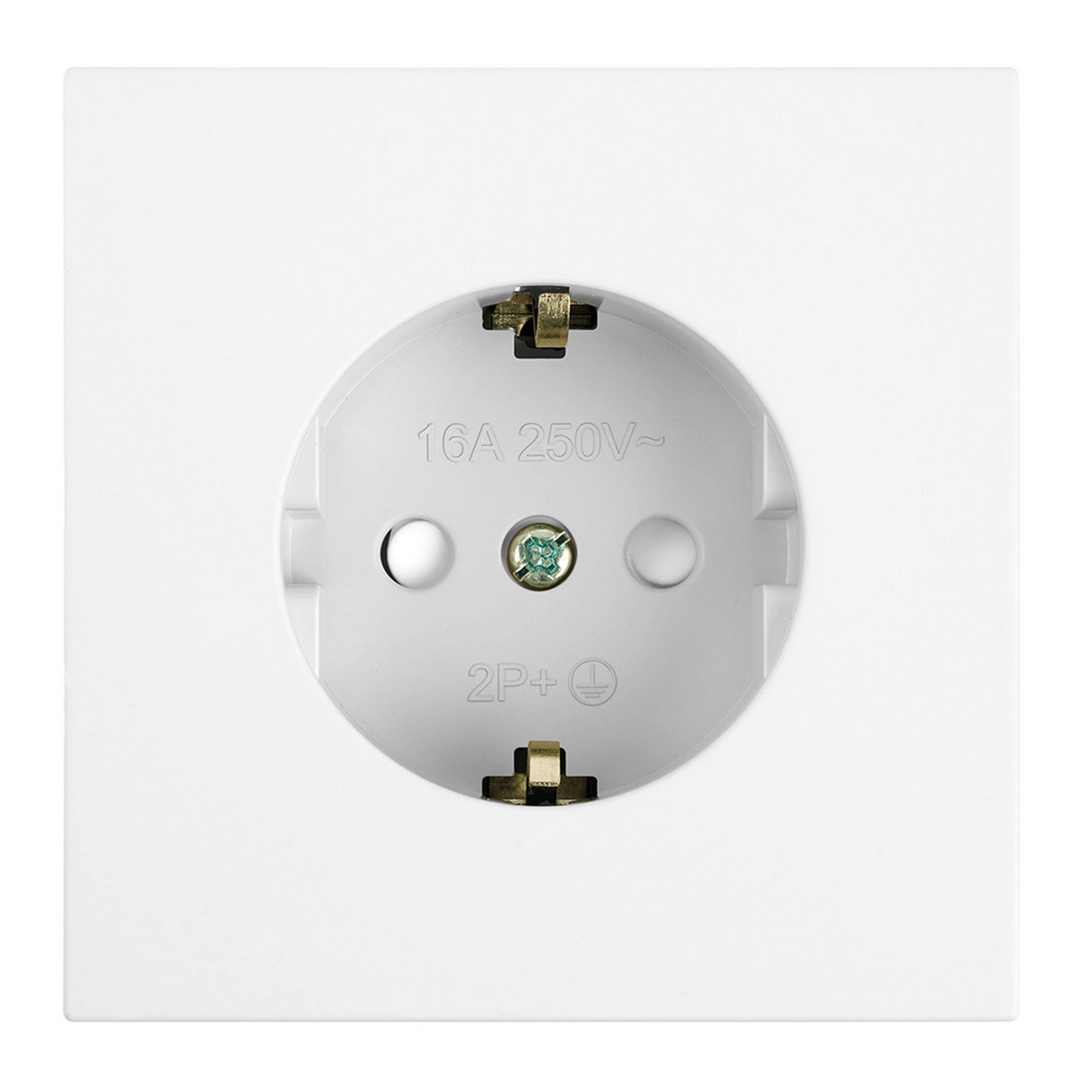 Мия - Розетки и выключатели Stekker Розетка 1-местная с защитной шторкой с/з STEKKER Мия RST16-3110-01 белая магнолия 50440