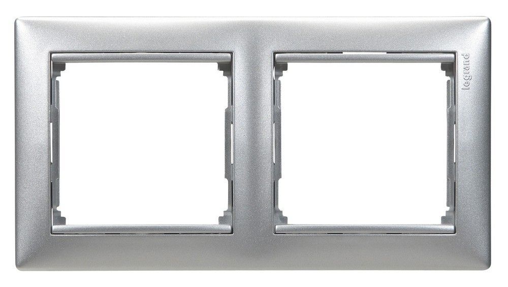 Legrand Valena Classic Алюминий Рамка Legrand Valena Алюминий 2-ая гориз 770152