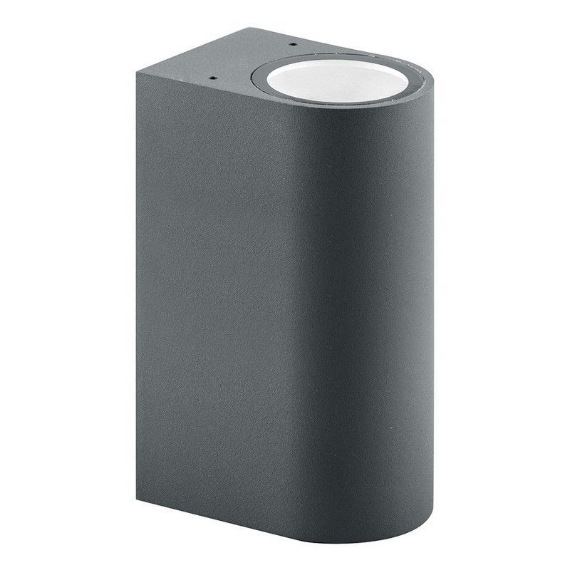 Уличные настенные светильники Светильник садово-парковый Feron DH015 на стену 2*GU10 230V серый 11884