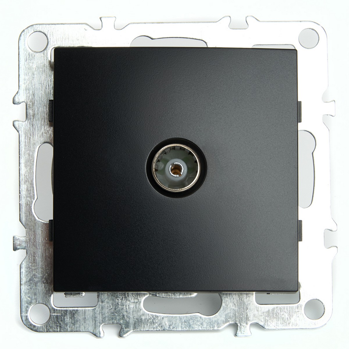 Эрна - Розетки и выключатели Stekker Розетка телевизионная 1-местная STEKKER PST00-9108-03 75 Ом 5-862МГц Эрна черный 49152