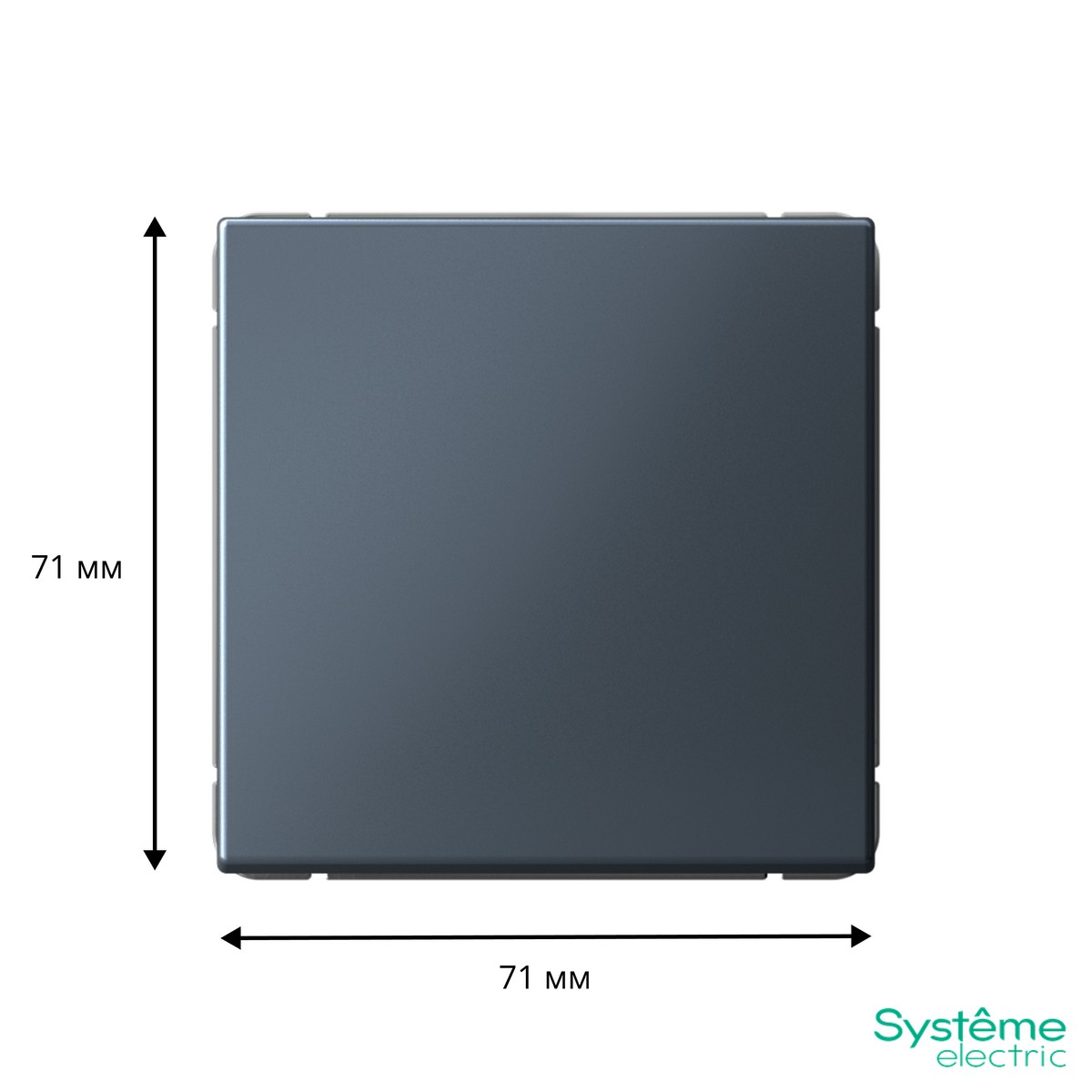 ArtGallery Грифель Выключатель Systeme Electric ArtGallery Грифель 1-клавишный  GAL000711