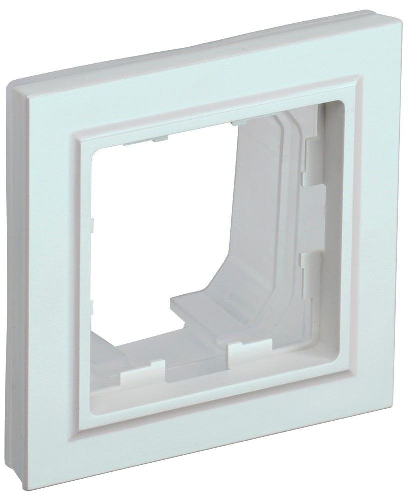 IEK Brite Рамки Рамка IEK BRITE 1-местная IP44 РУ-1-БрЖ-44 жемчуг BR-M12-44-K36