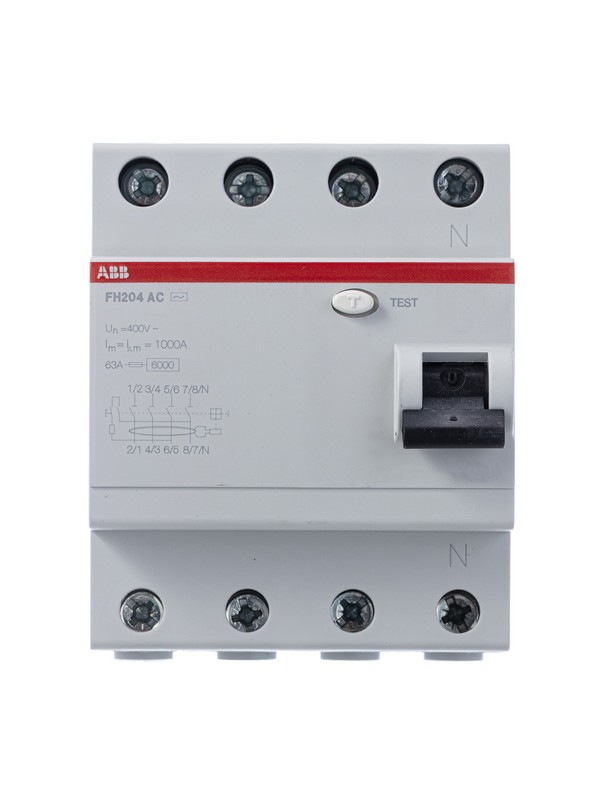 ABB УЗО ABB FH204 4P 40A 100mA (AC) 2CSF204006R2400 