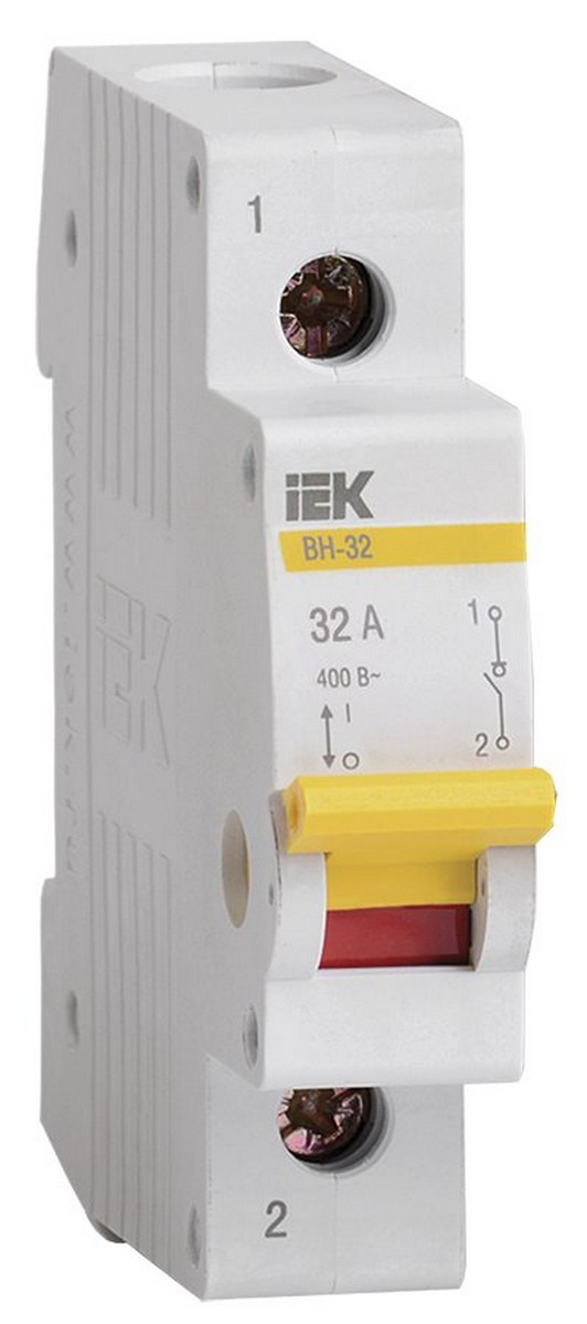 IEK Выключатель нагрузки IEK KARAT (мини-рубильник) ВН-32 1Р 32А MNV10-1-032 