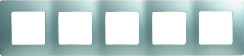 Legrand Etika Алюминий Рамка Legrand Etika алюминий 5-ая 672555