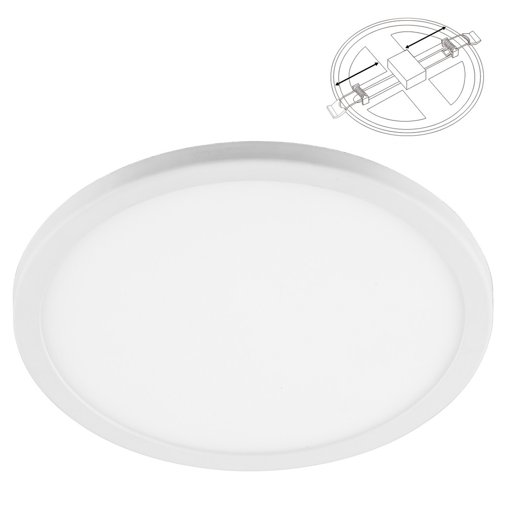 Встраиваемые светодиодные светильники Встраиваемый светодиодный светильник Feron AL508 9W 4000K регулируемый монтажный диаметр 29726