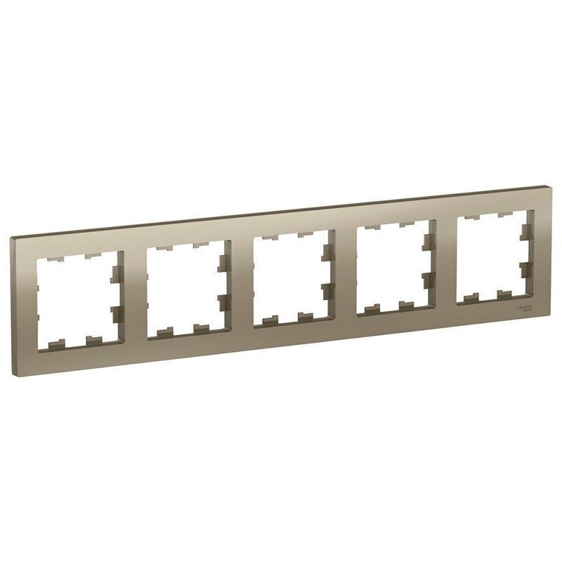 AtlasDesign Шампань Рамка Systeme Electric AtlasDesign Шампань 5-ая, универсальная ATN000505