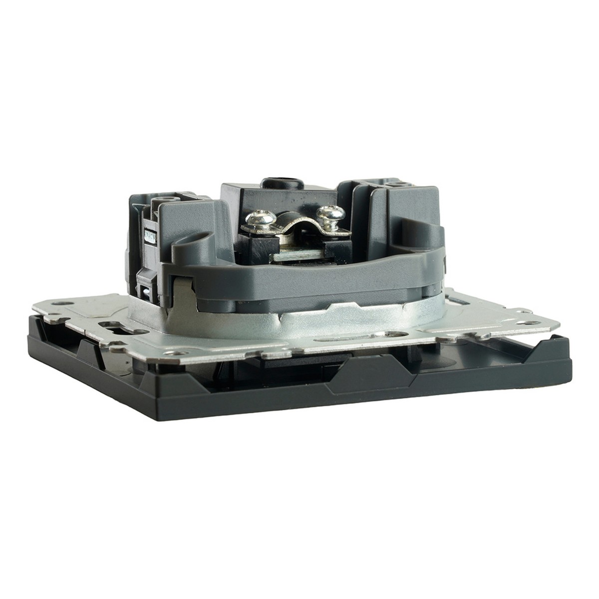 Эмили - Розетки и выключатели Stekker Розетка телевизионная 1-ая STEKKER Эмили RST00-5108-05 75 Ом 5-862МГц  черный уголь soft touch 49849