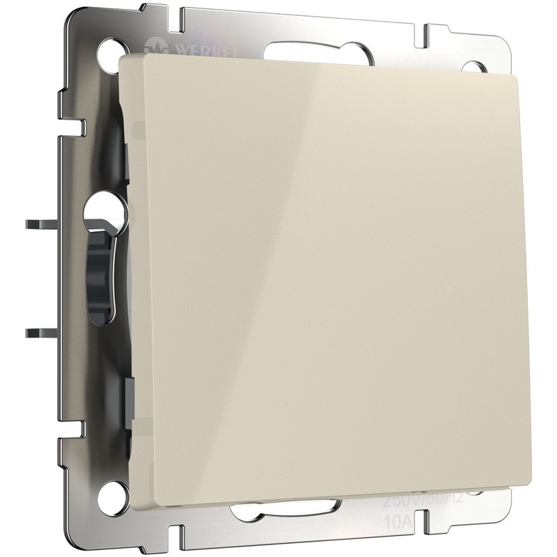 Werkel Слоновая кость механизмы Выключатель Werkel одноклавишный проходной (слоновая кость) W1112003